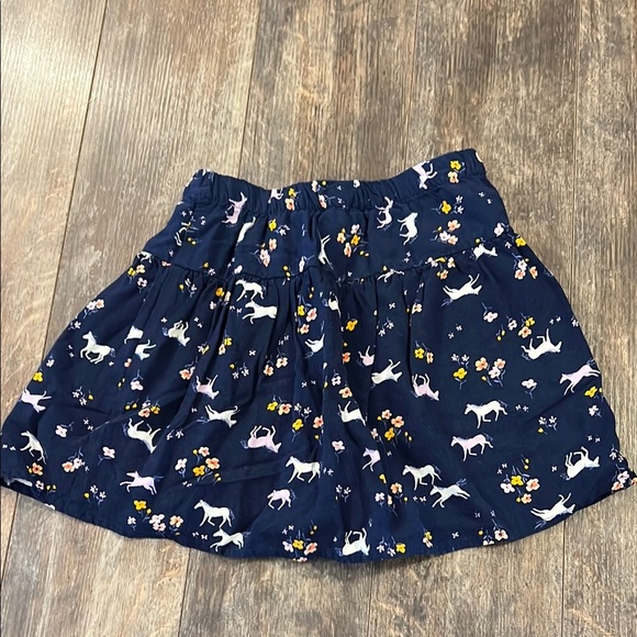 Jumping Beans Kids Skort - Navy with Floral and Animal Print - Picture 6 of 6